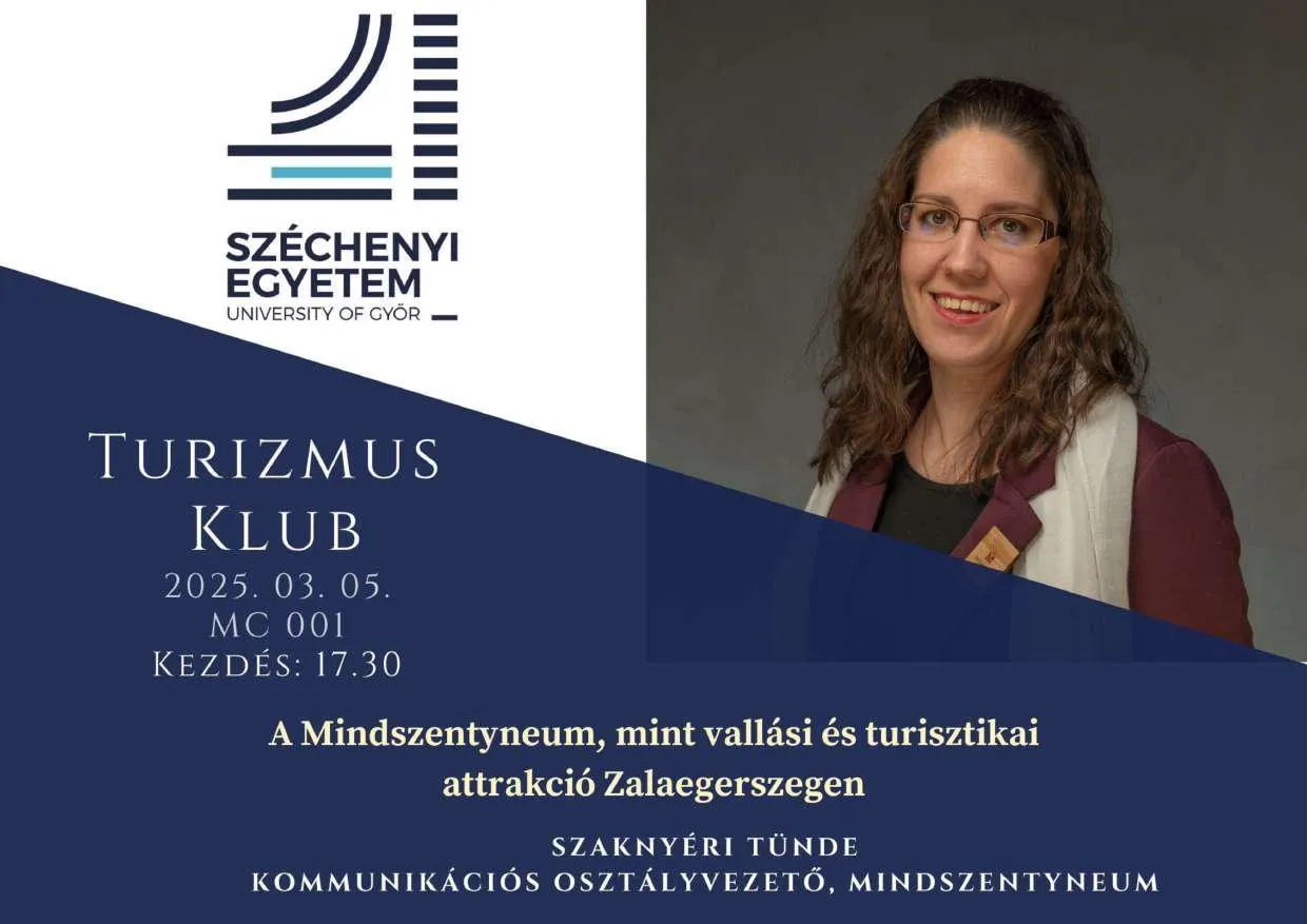 Szaknyéri Tünde - Turzmus Klub - SZE-KGK